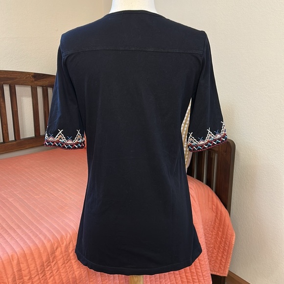 JOHNNY WAS LA MINA EMBROIDERED TOP size XS - Picture 6 of 13